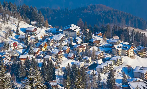 L'hiver dans les Alpes — Photo