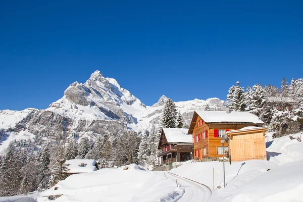 Winter in den Alpen — Stockfoto