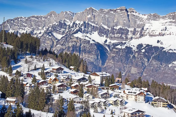 Vintern i Alperna — Stockfoto