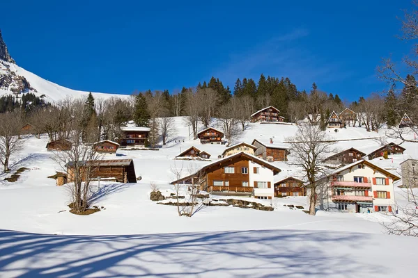 Winter in den Alpen — Stockfoto