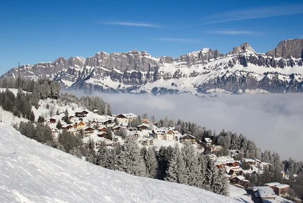 Winter in de Alpen — Stockfoto