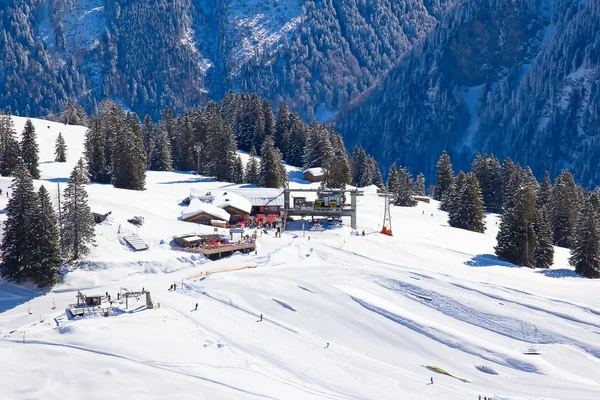 Winter in den Alpen — Stockfoto