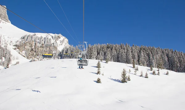 Winter in de Alpen — Stockfoto