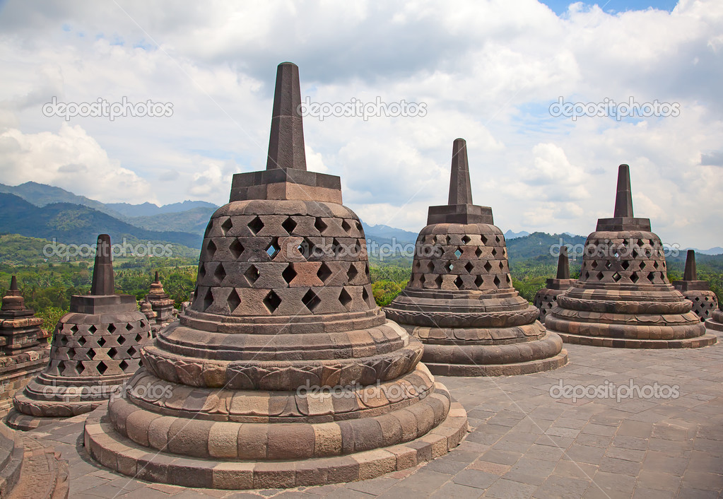 Borobudur temple in Indonesia