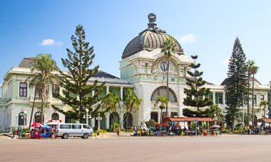 Maputo train station clipart