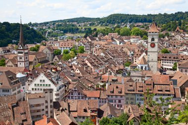 Yaz aylarında schaffhausen