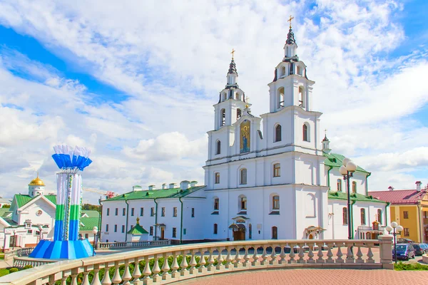 Katedrála svatého ducha v Minsku, Bělorusko. — Stock fotografie