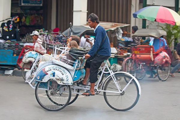 Rikshaw bicicleta —  Fotos de Stock