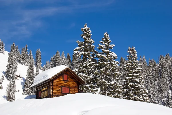 Winter in den Alpen — Stockfoto