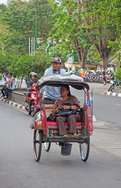 Fiets rikshaw — Stockfoto
