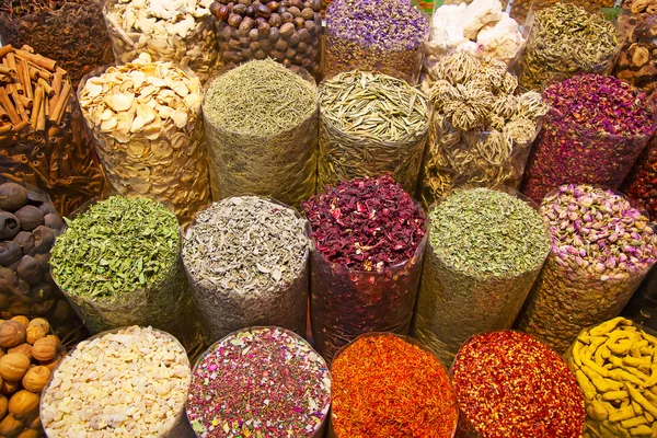 Souk de especiarias em Dubai — Fotografia de Stock