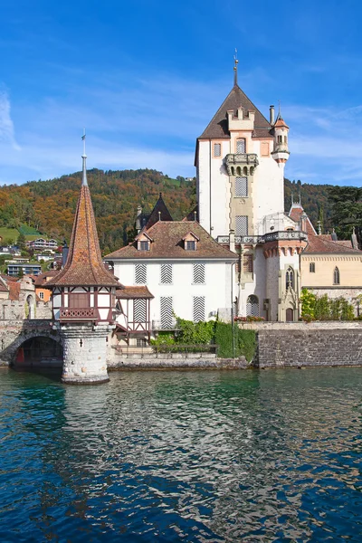 Oberhofen castle — Stock Photo, Image