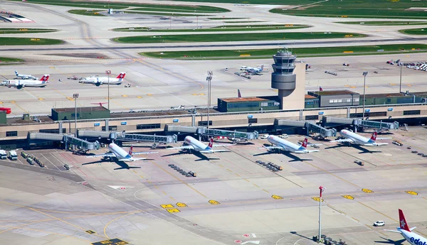 Zürichs flygplats — Stockfoto