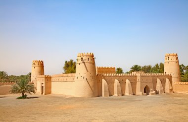 Jahili fort in Al Ain oasis clipart