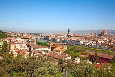 florence'nın panoramik manzarasını