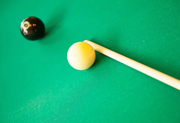 Billiard cue start the game — Stock Photo, Image