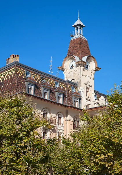 Beroemde Zwitserse stad lausanne — Stockfoto