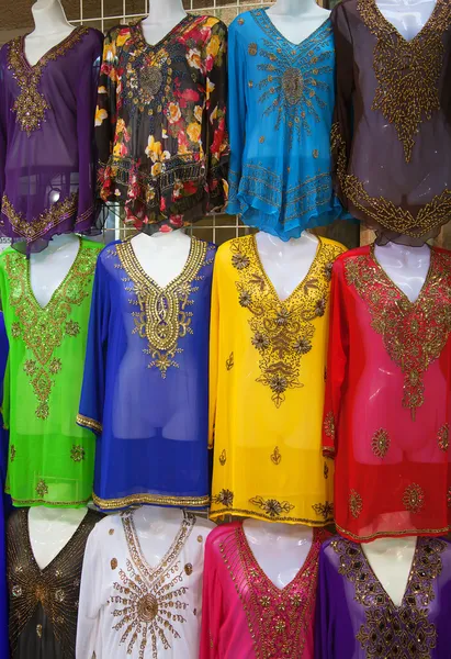 Textilmarkt in Dubai — Stockfoto