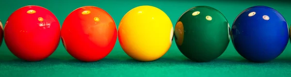 Set of pool balls — Stock Photo, Image