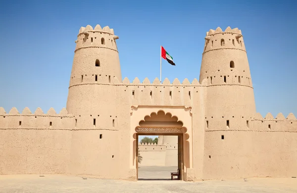 Al ain oasis kalede jahili — Stok fotoğraf