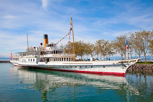 Barco de vapor Vintage — Foto de Stock