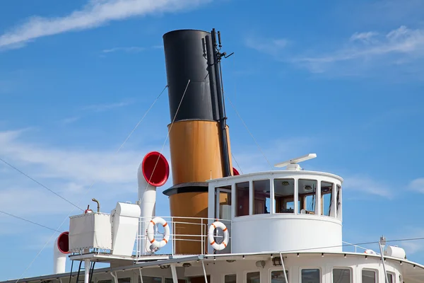 Vintage steam boat — Stock Photo, Image