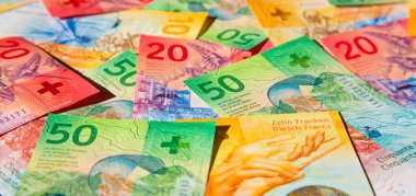 Yeni İsviçre banknotlarının koleksiyonu (2017 yılında yayınlandı))