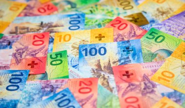 Yeni İsviçre banknotlarının koleksiyonu (2017-2019 yıllarında yayınlandı))