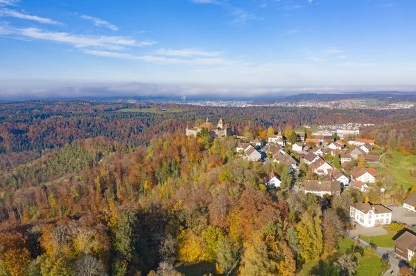 Kyburg Kastély Között Található Zürich Winterthur Svájc — Stock Fotó