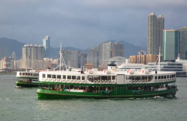 Hong Kong Oktober Kowloon Pier Und Sternfähre Oktober 2017 Hong — Stockfoto