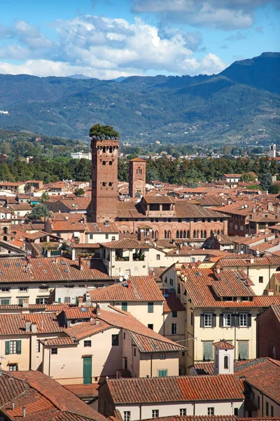 Ville Médiévale Historique Lucques Toscane Italie — Photo