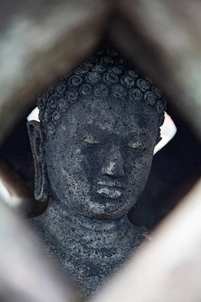 Templo Borobudur Perto Yogyakarta Ilha Java Indonésia — Fotografia de Stock