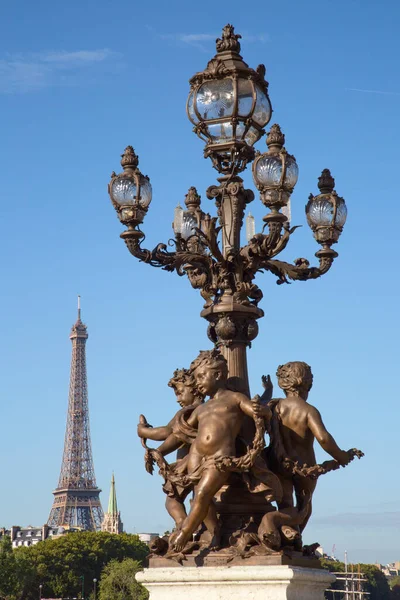 Brücke Von Alexandre Iii Paris Frankreich — Stockfoto