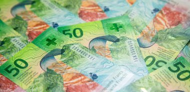 Yeni İsviçre banknotlarının koleksiyonu (2017-2020 arasında yayınlandı))