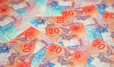 Yeni İsviçre banknotlarının koleksiyonu (2017-2019 yıllarında yayınlandı))