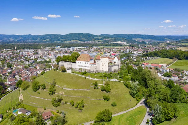 Замок Ленцбург Поблизу Цюриха Швейцарія — стокове фото