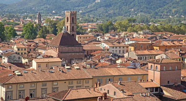 Ιστορική Μεσαιωνική Πόλη Λούκα Στην Τοσκάνη Ιταλία — Φωτογραφία Αρχείου