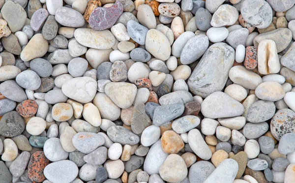 Kiezels Het Strand Van Middellandse Zee — Stockfoto