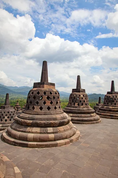 Храм Боробудур Близ Джокьякарты Острове Ява Индонезия — стоковое фото