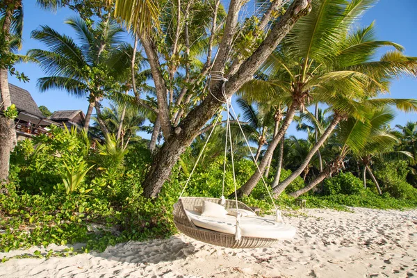 Berømte Petite Anse Kerlan Strand Praslin Øen Seychellerne - Stock-foto