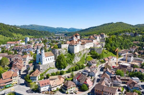 Castelo Aarburg Perto Zurique Suíça — Fotografia de Stock