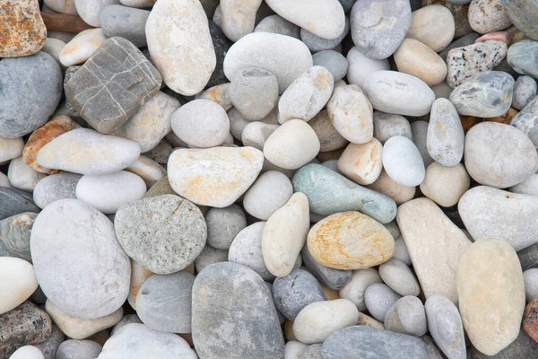 Kiezels Het Strand Van Middellandse Zee — Stockfoto