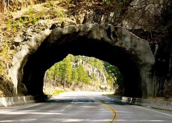 Black Hills tunnel — Stock Photo, Image