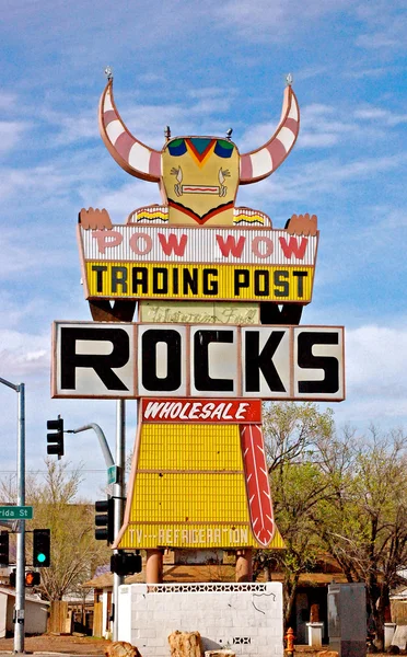 Pow wow handelsposten rocks — Stockfoto