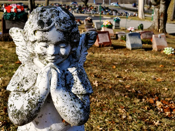 Gravesite - Anjo - fundo — Fotografia de Stock