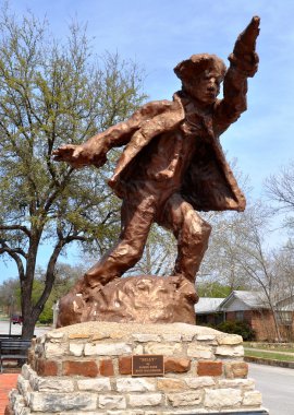 hico texas brushy bill heykeli