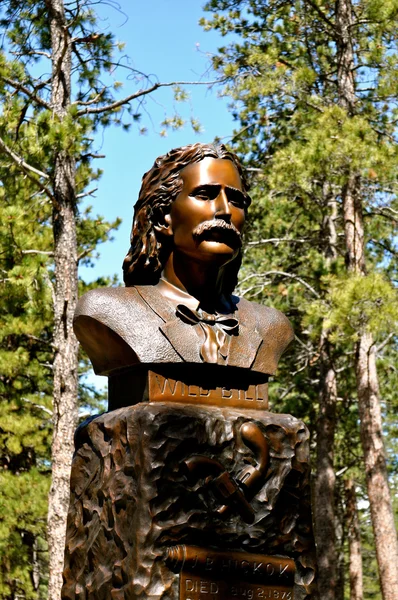 Deadwood - dziki bill statua — Zdjęcie stockowe