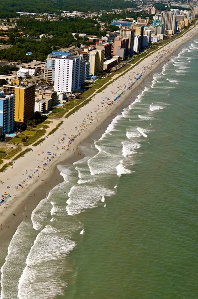 Myrtle beach kustlijn — Stockfoto