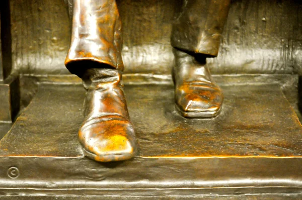 Lincolns feet — Stock Photo, Image