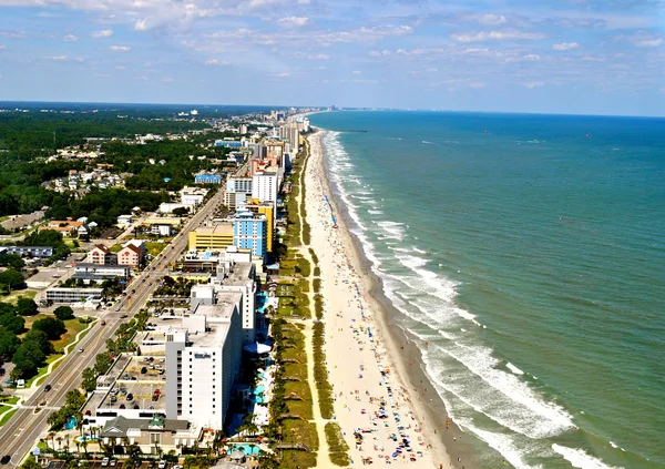 Myrtle beach kıyı şeridi - hava görünümü-1